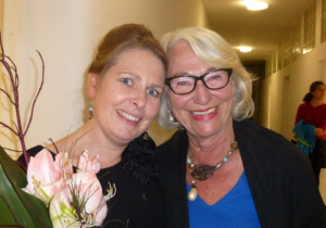 Ingrid Franz mit Frau Sarré (Musikadademie)